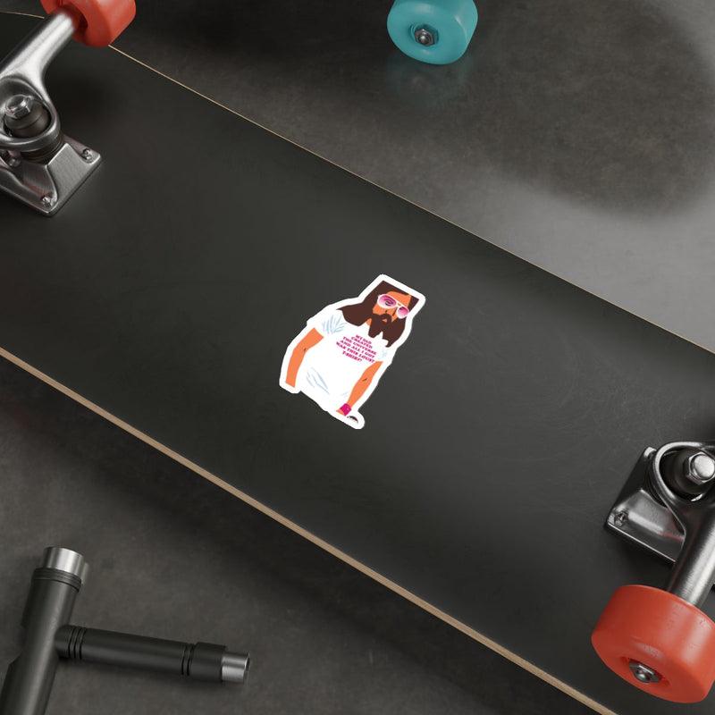 Load image into Gallery viewer, Cool Skateboard Deck with Stylish Illustrated Sticker
