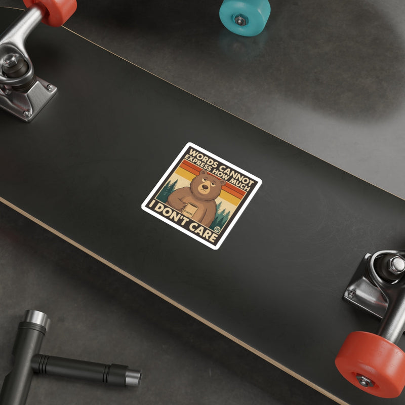 Load image into Gallery viewer, Words Cannot Express How Much I Don't Care Bear Coffee 
