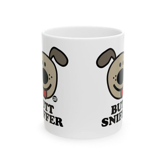 Butt Sniffer Coffee Mug, Funny Dog Mug