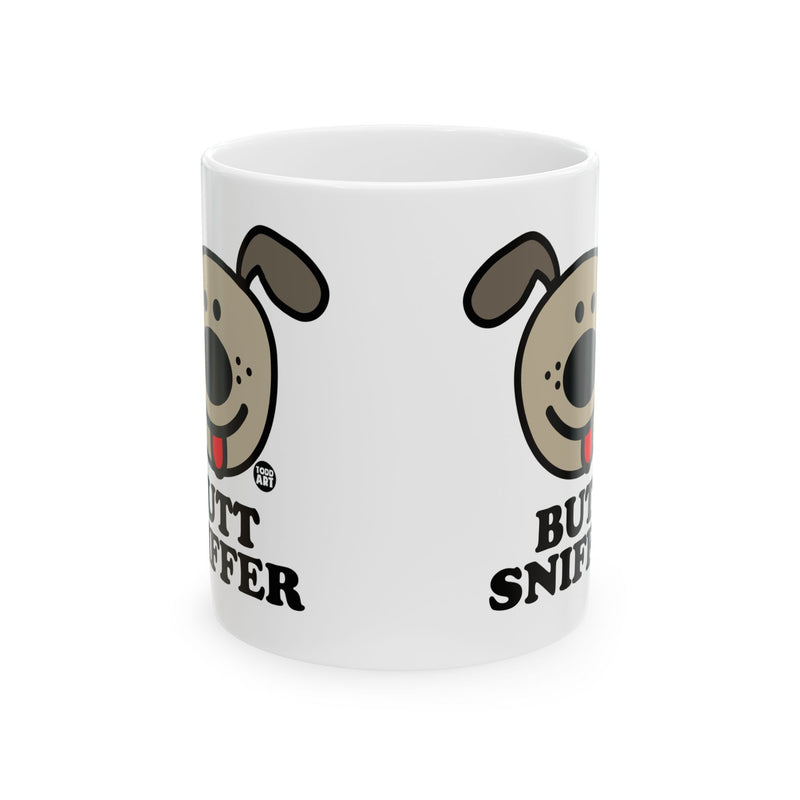 Load image into Gallery viewer, Butt Sniffer Coffee Mug, Funny Dog Mug
