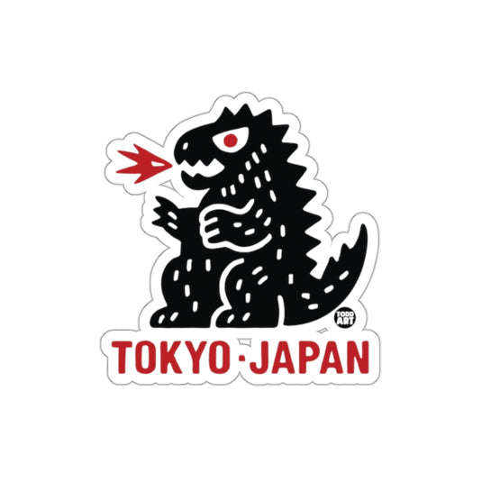 Tokyo Japan Cartoon Monster Sticker Design