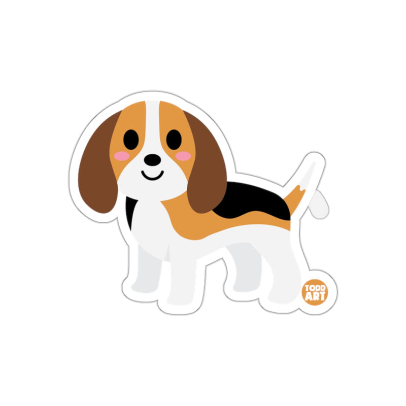 Load image into Gallery viewer, Cute Beagle Illustration Dog Sticker Fun Artwork Product
