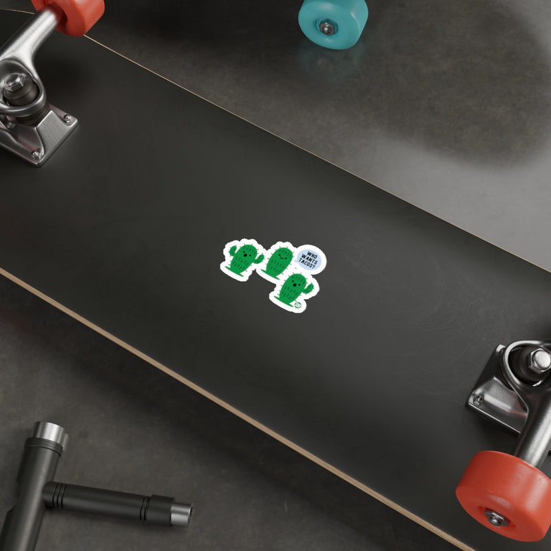 Load image into Gallery viewer, Fun Cactus Sticker Design for Skateboard Enthusiasts
