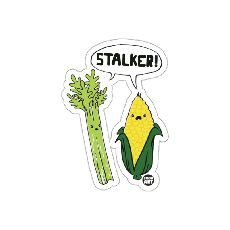 Load image into Gallery viewer, Funny Stalker Vegetable Cartoon Sticker Decal
