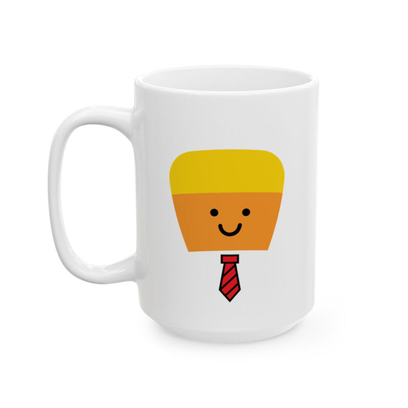Load image into Gallery viewer, Cute Smiling Face with Tie Design Coffee Mug

