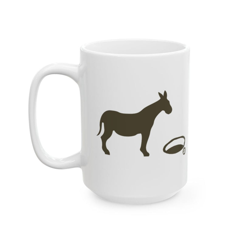 Load image into Gallery viewer, Donkey Silhouette with Collar Design on Mug
