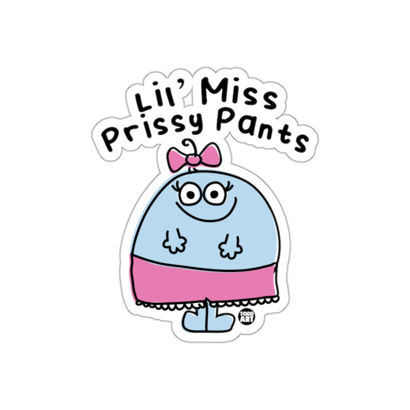 Load image into Gallery viewer, Lil Miss Prissy Pants Cartoon Character Sticker

