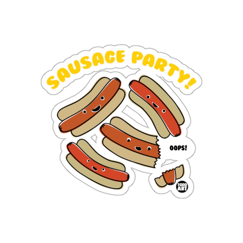 Load image into Gallery viewer, Sausage Party Cartoon Hot Dog Funny Sticker Pack
