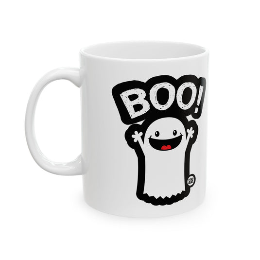 Cute Ghost Coffee Mug, Boo Ghost Mug, Cute Halloween Mug Gift