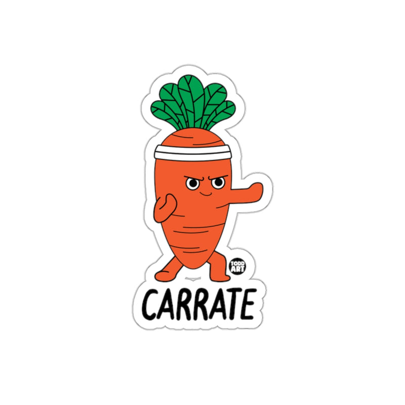 Load image into Gallery viewer, Carrot Karate Character Illustration Sticker
