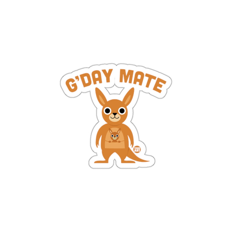 Load image into Gallery viewer, Funny G'Day Mate Kangaroo Sticker for Laptops Water Bottles
