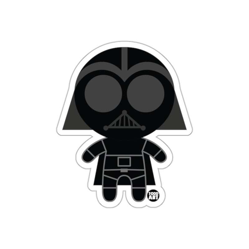 Load image into Gallery viewer, Chibi Darth Vader Illustration Vinyl Sticker Decal
