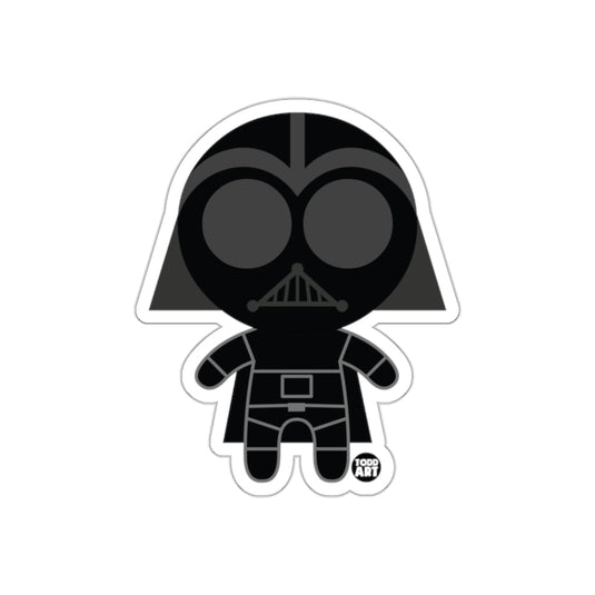 Chibi Darth Vader Illustration Vinyl Sticker Decal