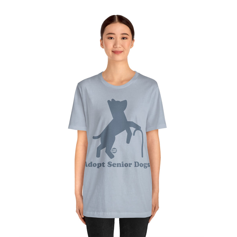 Load image into Gallery viewer, Adopt Senior Dogs Unisex Jersey Short Sleeve Tee
