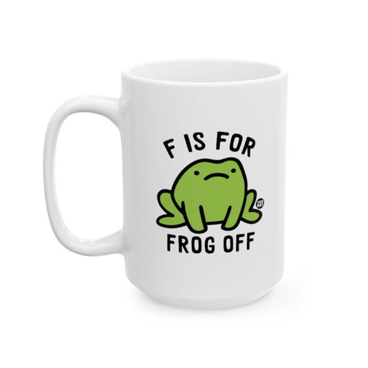 F Is For Frog Off Unique Customizable Mug