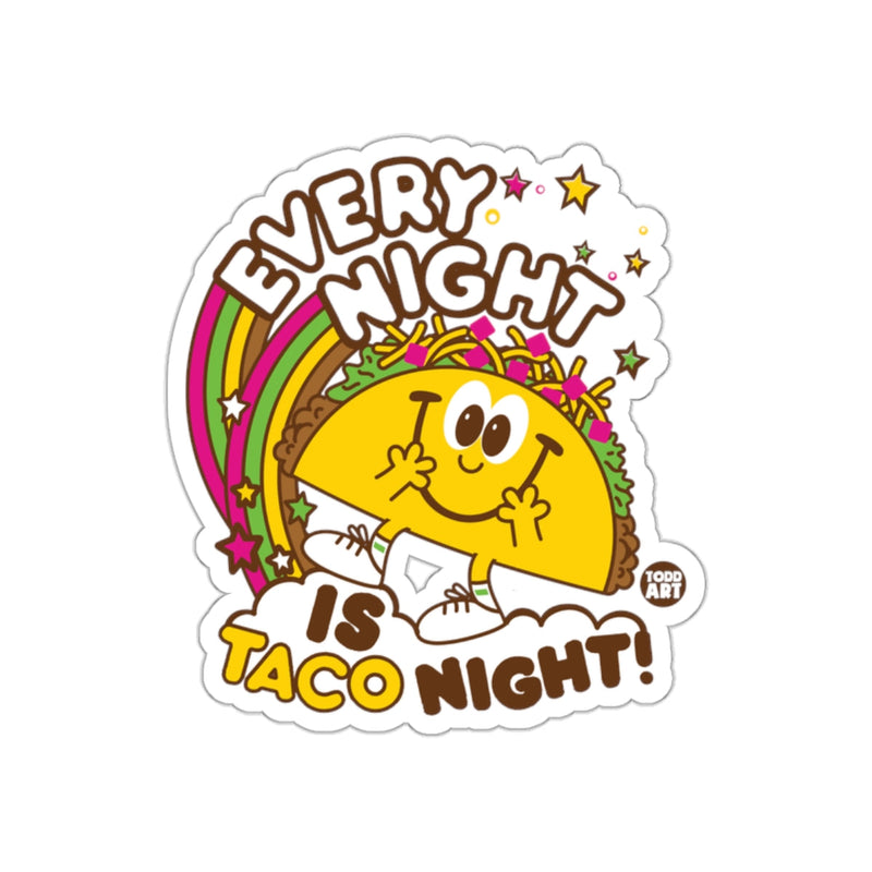 Load image into Gallery viewer, Every Night Is Taco Night Cute Taco Sticker
