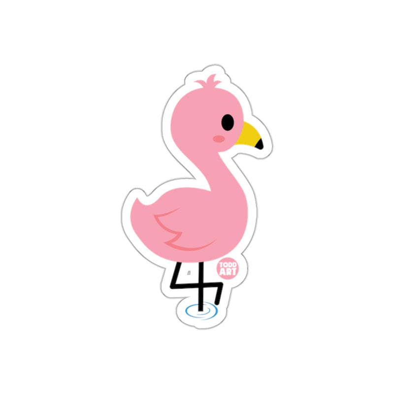 Load image into Gallery viewer, Cute Pink Flamingo Cartoon Design Sticker
