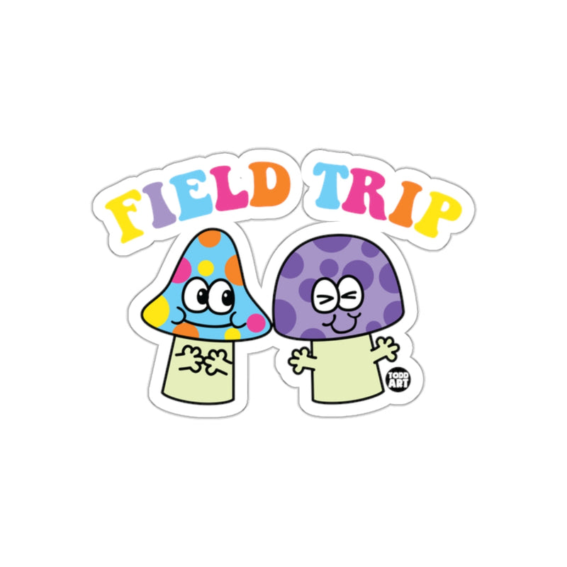 Load image into Gallery viewer, Colorful Field Trip Cartoon Mushrooms Sticker
