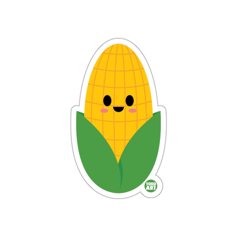 Load image into Gallery viewer, Cute Smiling Corn Art Sticker for All Ages
