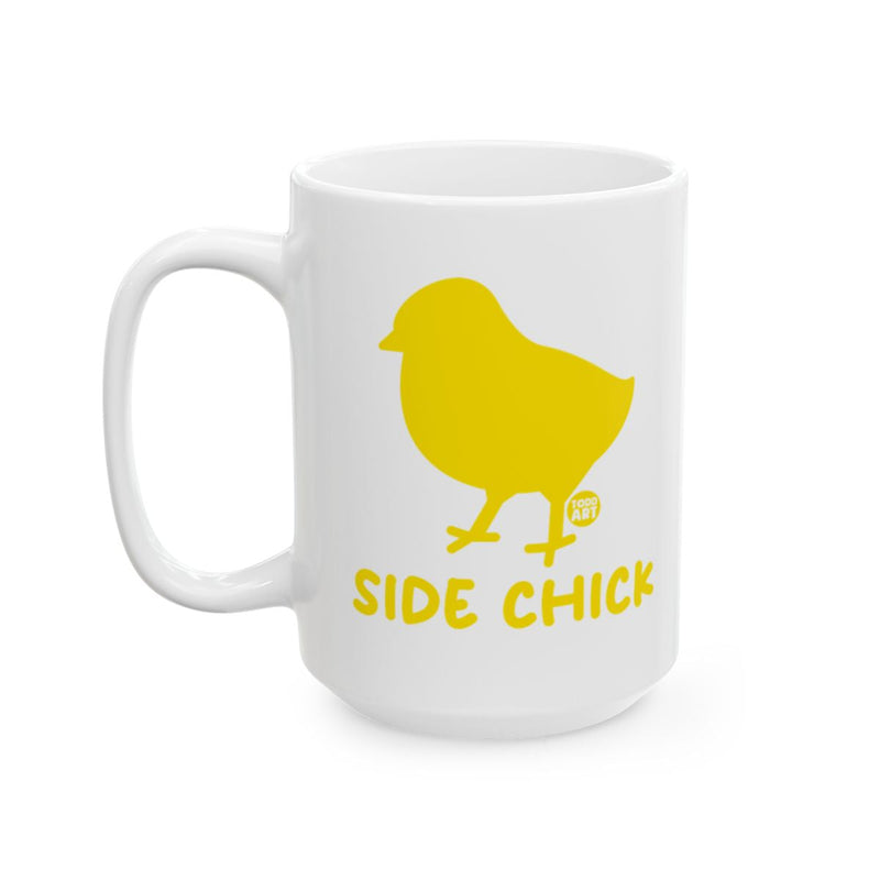 Load image into Gallery viewer, Funny Yellow Side Chick Design Mug

