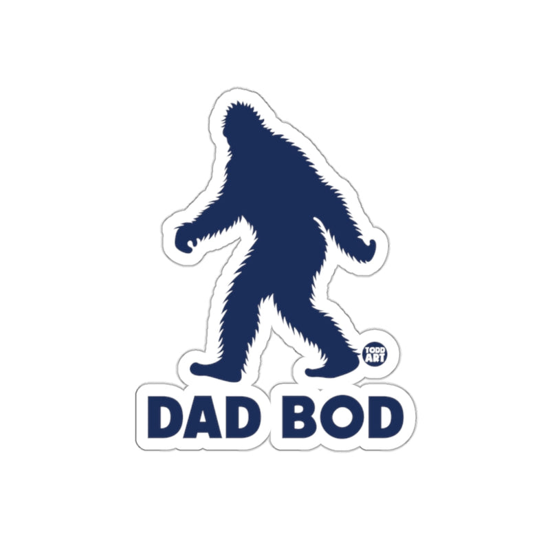 Load image into Gallery viewer, Bigfoot Dad Bod Humor Vinyl Sticker
