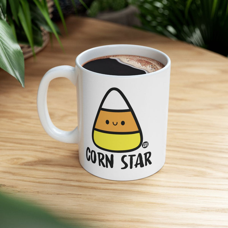 Load image into Gallery viewer, Corn Star Funny Candy Corn Mug for Halloween Season
