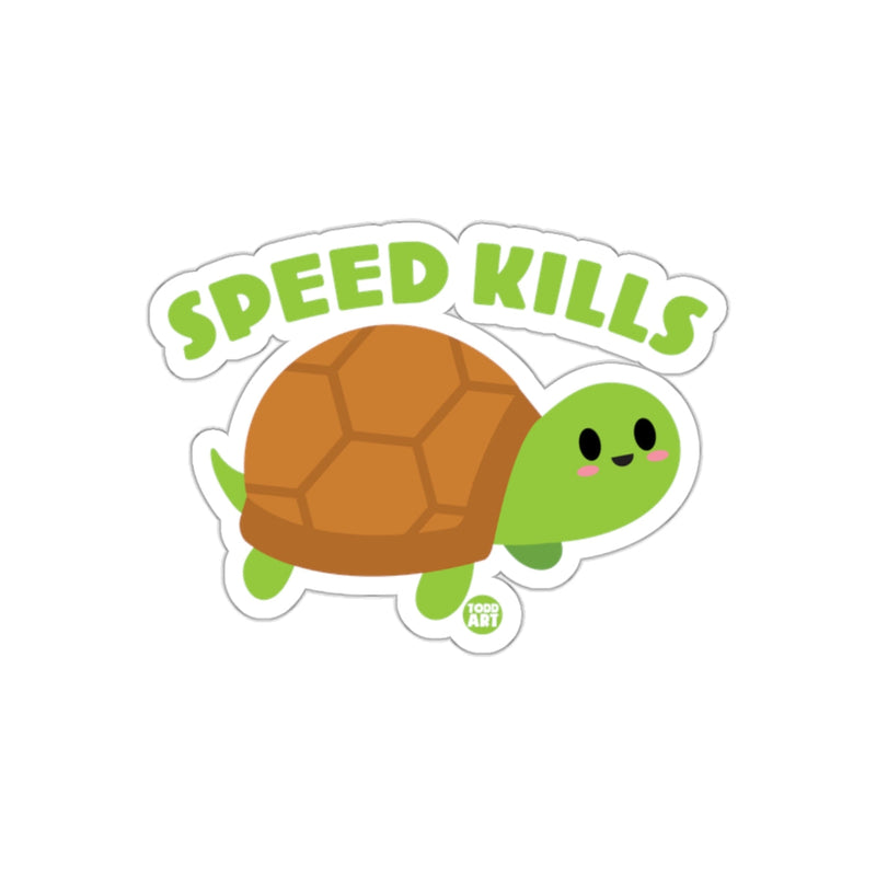 Load image into Gallery viewer, Adorable Speed Kills Turtle Sticker for Decor
