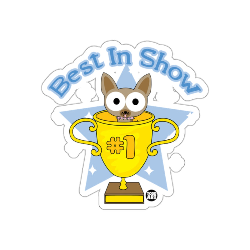 Load image into Gallery viewer, Best In Show Number 1 Dog Trophy Sticker
