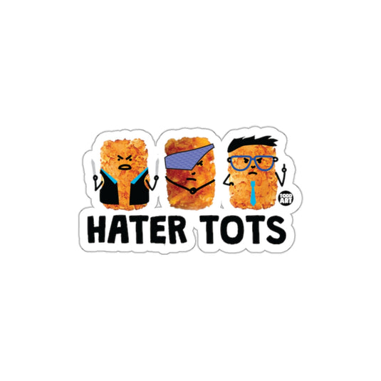 Hater Tots Funny Character Design Sticker
