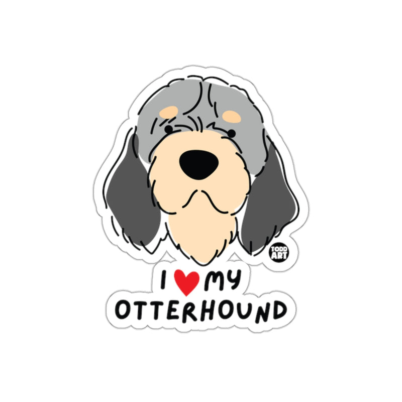 Load image into Gallery viewer, I Love My Otterhound Cute Dog Illustration Product
