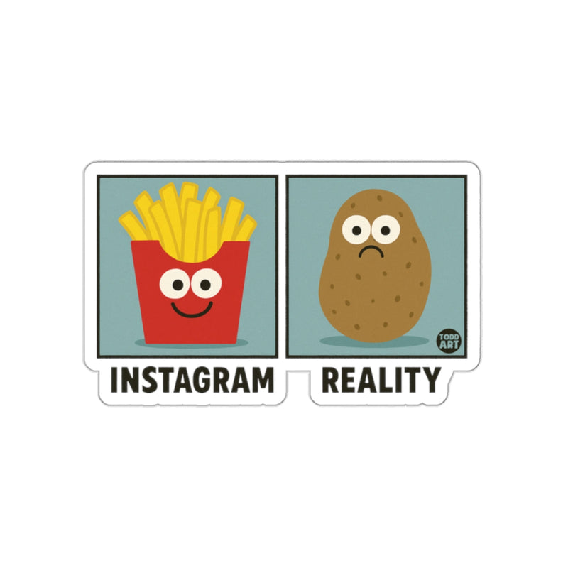 Load image into Gallery viewer, Funny Instagram vs Reality Sticker for Your Laptops
