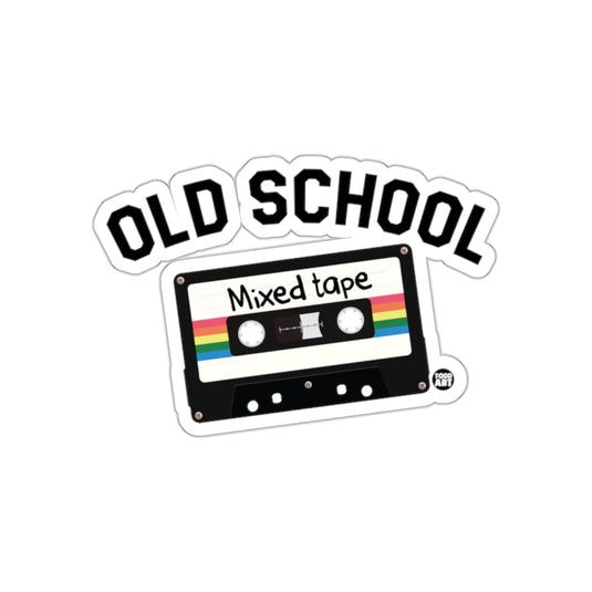Old School Mixed Tape Retro Music Cassette sticker