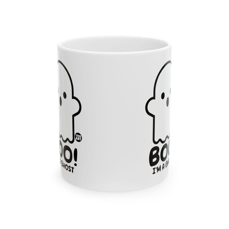 Load image into Gallery viewer, Boo I&#39;m a Ghost Coffee Mug, Funny Halloween Ghost Mug Gift
