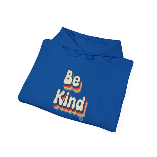 Be Kind Retro Hoodie, Cool Retro Hooded Sweatshirt, Kindness Hoodie