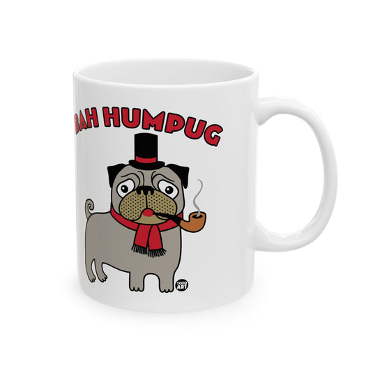 Bah Humbug Pug Mug, Bah Humpug Mug, Cute Pug Christmas Mug