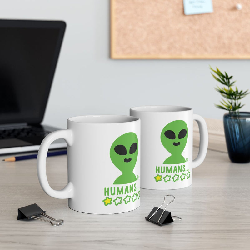 Load image into Gallery viewer, Alien Humorous Coffee Mugs With Green Alien Design

