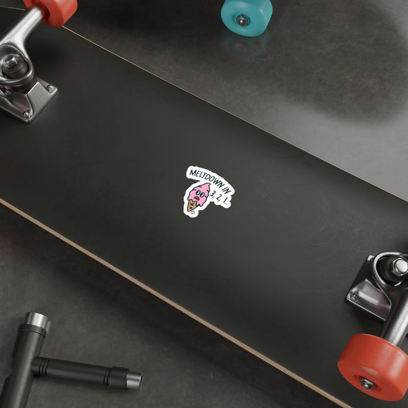 Load image into Gallery viewer, Fun Sticker Meltdown Skateboard Deck
