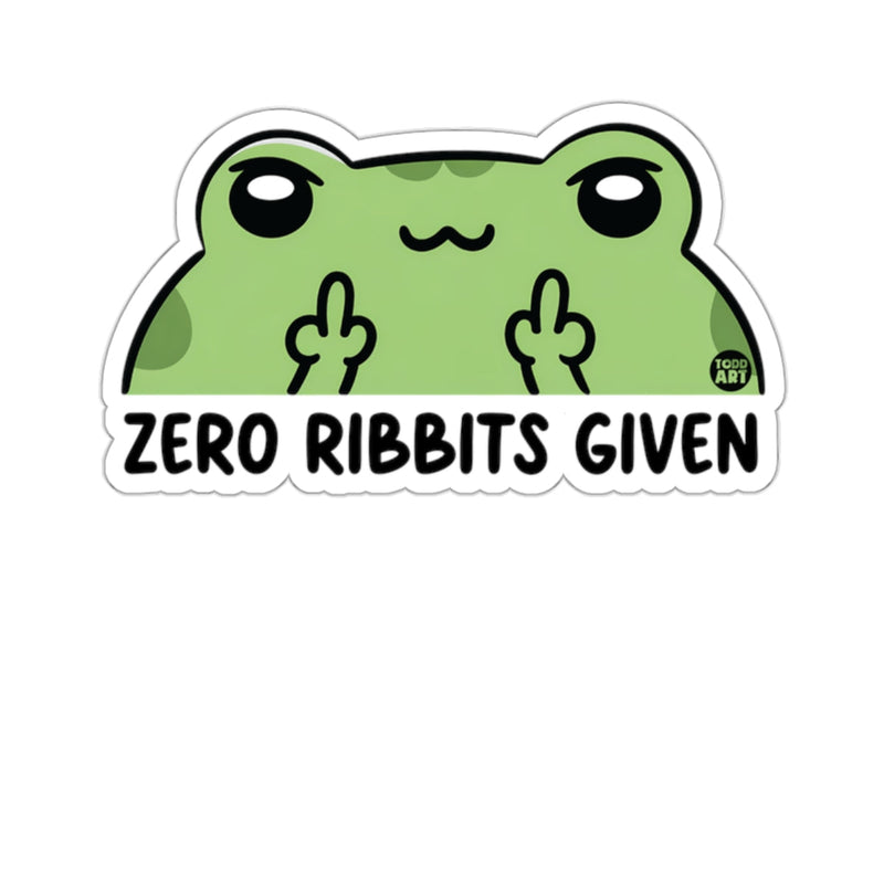 Load image into Gallery viewer, Zero Ribbits Given Frog Flipping Off Funny 
