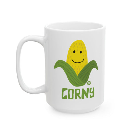 Corny Happy Corn Design Coffee Mug