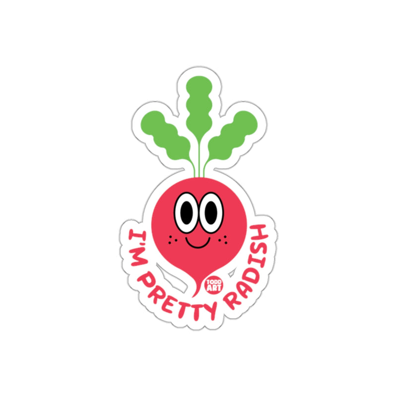 Load image into Gallery viewer, I'm Pretty Radish Todd Art Fun Sticker
