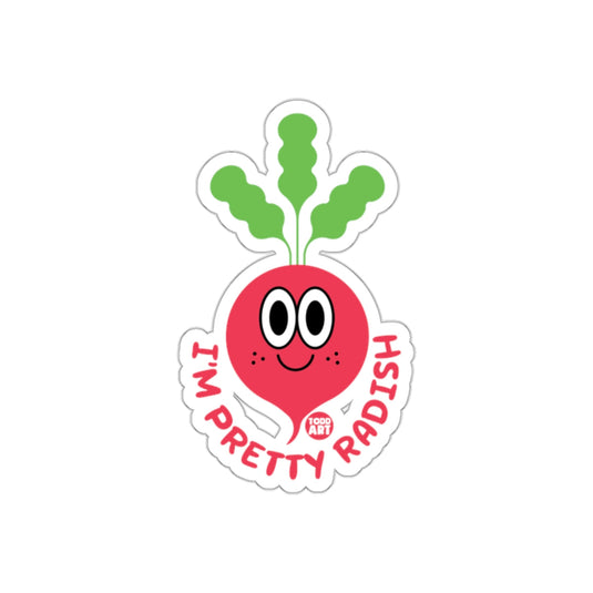 I'm Pretty Radish Todd Art Fun Sticker