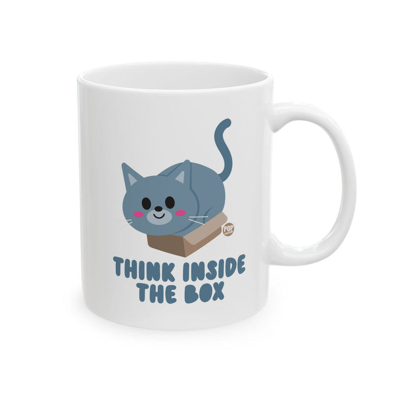 Load image into Gallery viewer, Think Inside The Box Cat Mug
