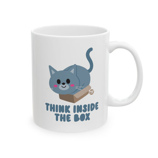 Think Inside The Box Cat Mug