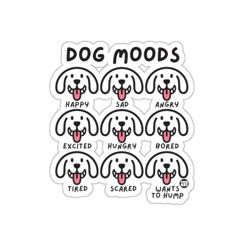 Load image into Gallery viewer, Dog Moods Sticker with Various Emotions

