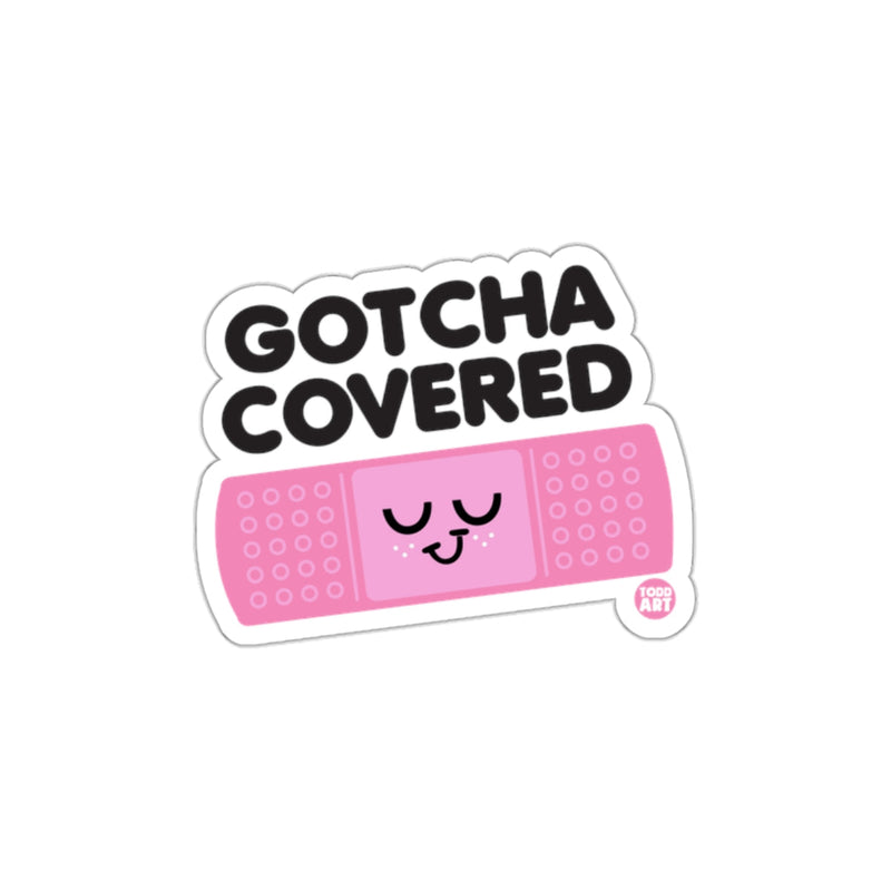 Load image into Gallery viewer, Gotcha Covered Pink Bandage Design Sticker
