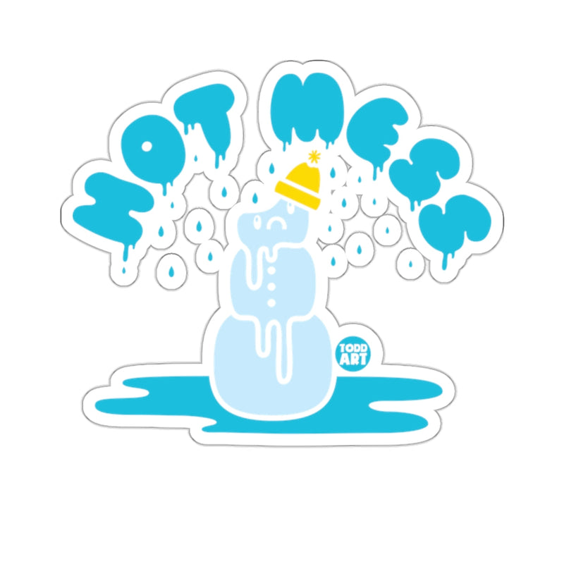 Load image into Gallery viewer, Sad Melting Snowman Yellow Hat NOT MESS 
