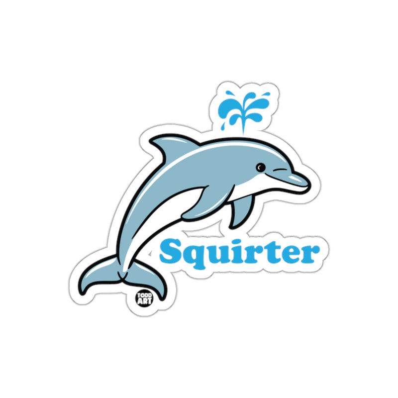 Load image into Gallery viewer, Cute Dolphin Squirter Sticker for Aquarium Lovers
