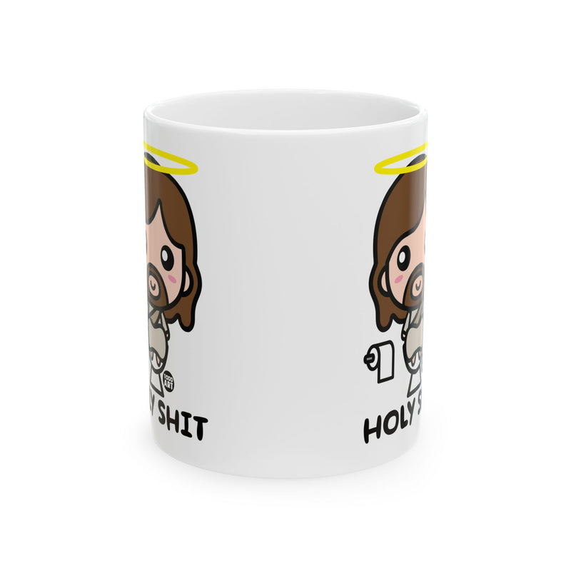 Load image into Gallery viewer, Holy Shit jesus Mug, Funny Cow Mug, Sarcastic Cow Mug, Funny Moody Hump Day Mug
