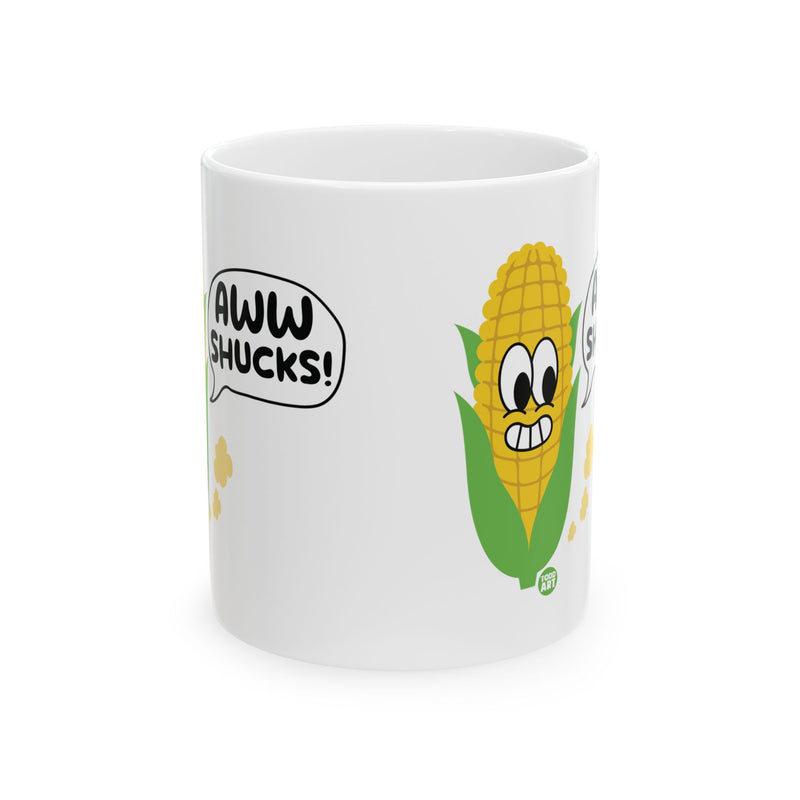 Load image into Gallery viewer, Aww Shucks Corn Fart Mug, Funny Corn Cob Mug, Corn Cob Pun Mug
