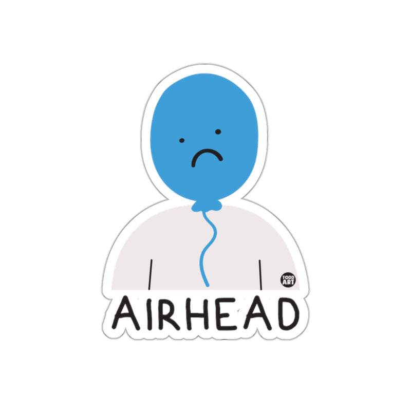 Load image into Gallery viewer, Sad Airhead Blue Balloon Sticker for Artistic Fans
